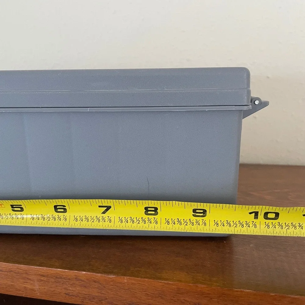 Vintage Rubbermaid‎ File Box Travel Check Cassettes Recipes Media 1980s Storage